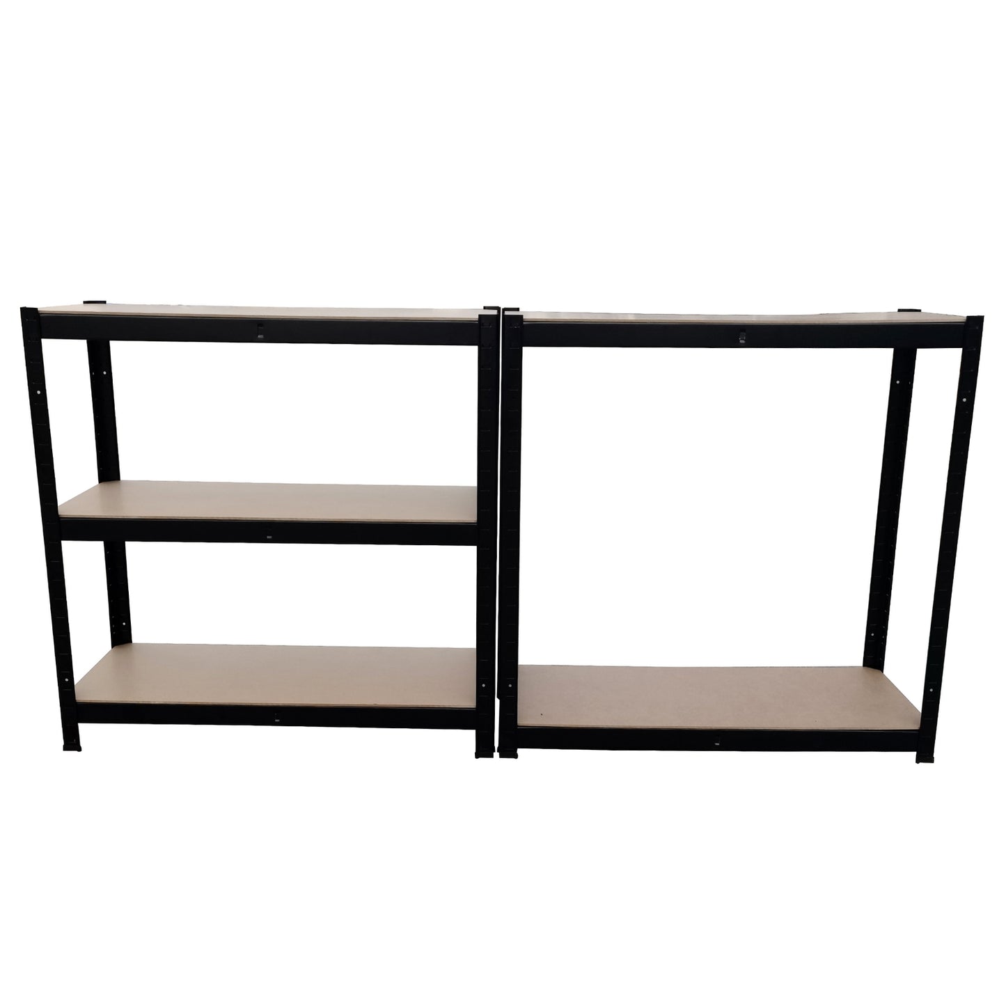 Herzberg HG-8027BLK: Black Coated Storage Shelf