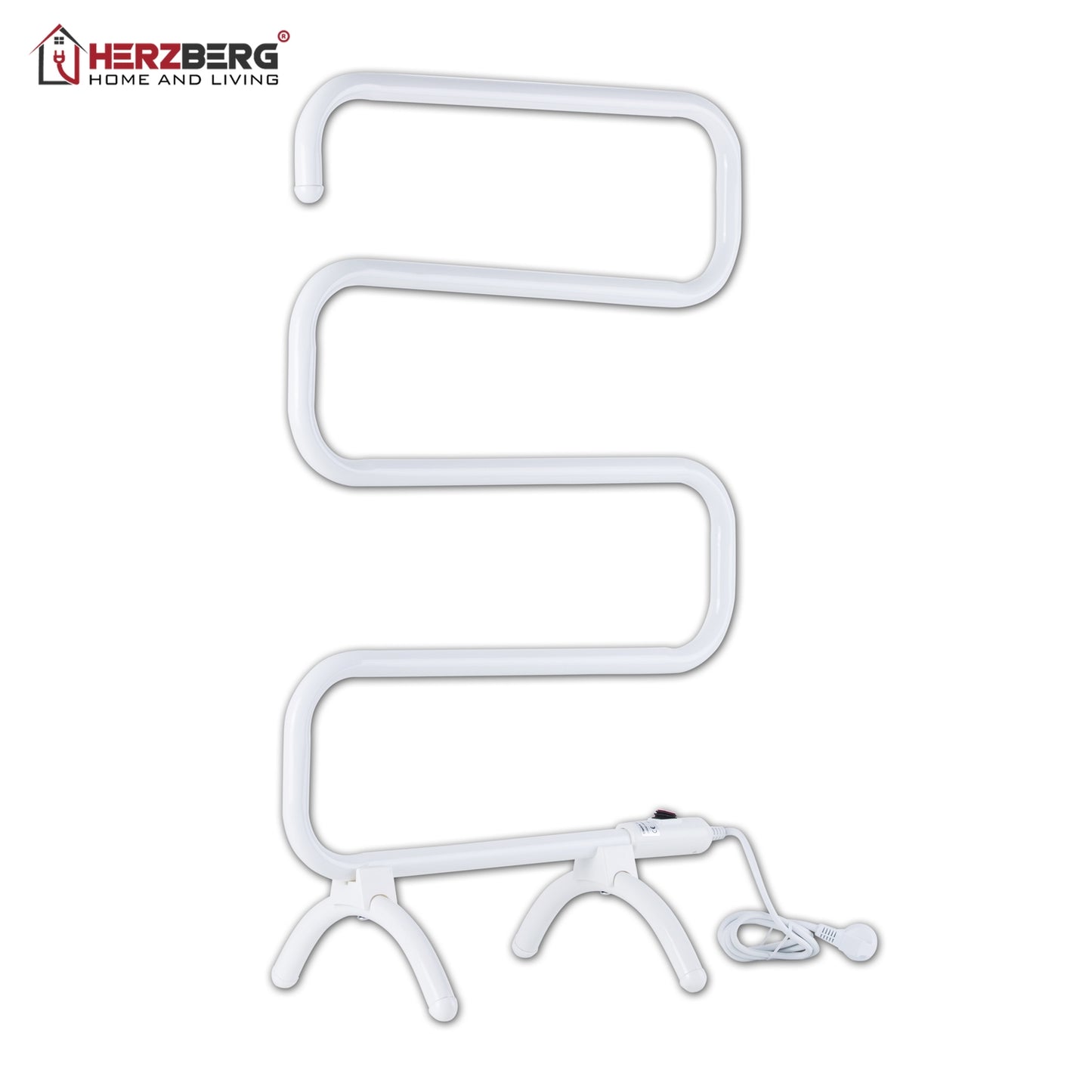 Herzberg HG-8071: Electric Heated Towel Rail