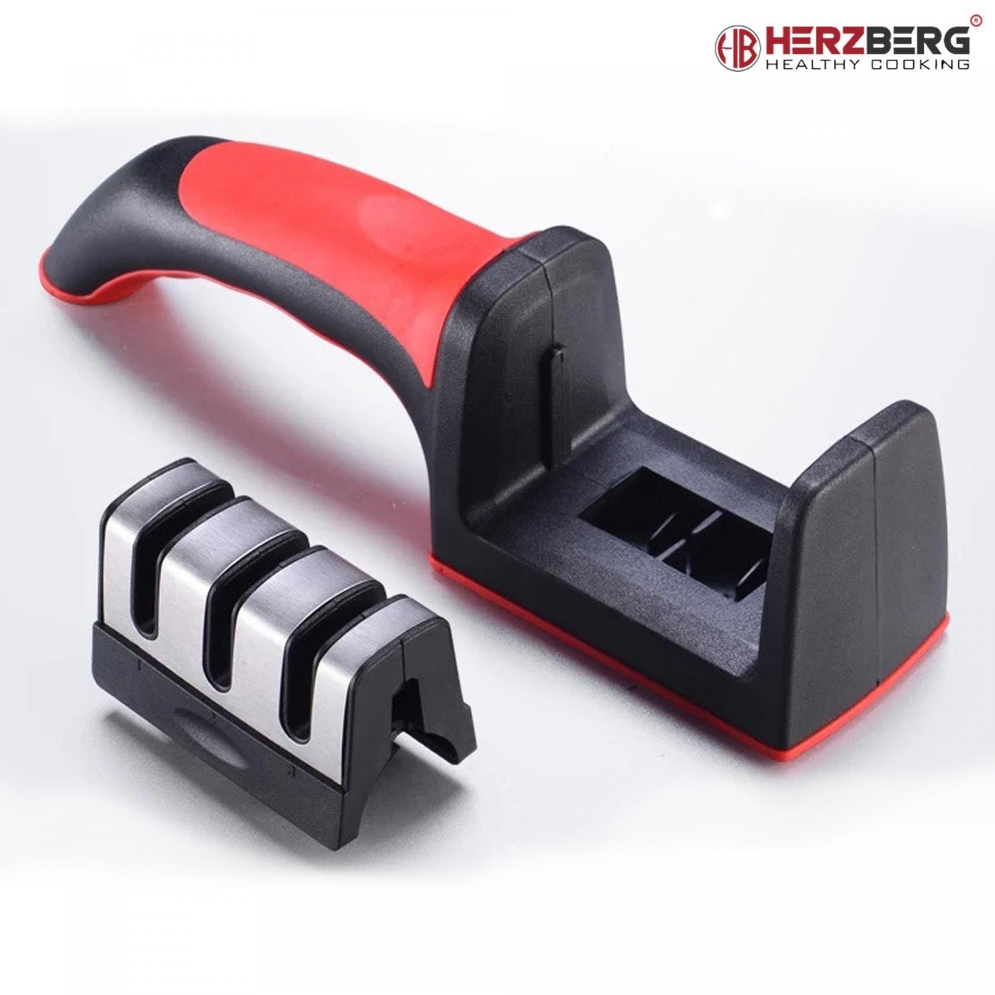 Herzberg HG-8101: Sturdy Knife Sharpener Black