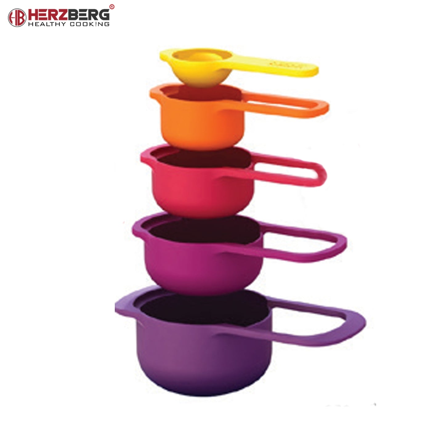 Herzberg HG-SP5N1: 5-in-1 Measuring Spoon Set