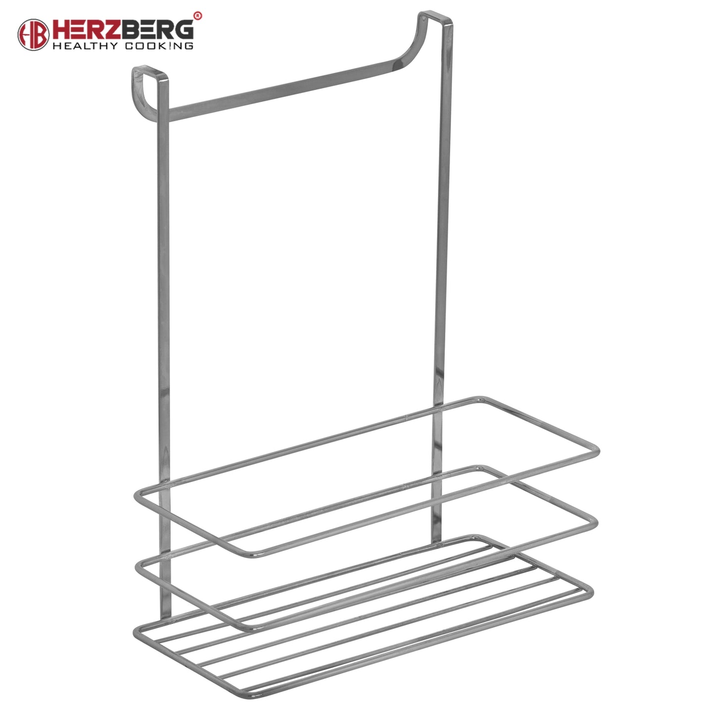 Herzberg Multi-Purpose Organizer Cabinet Door Hanger