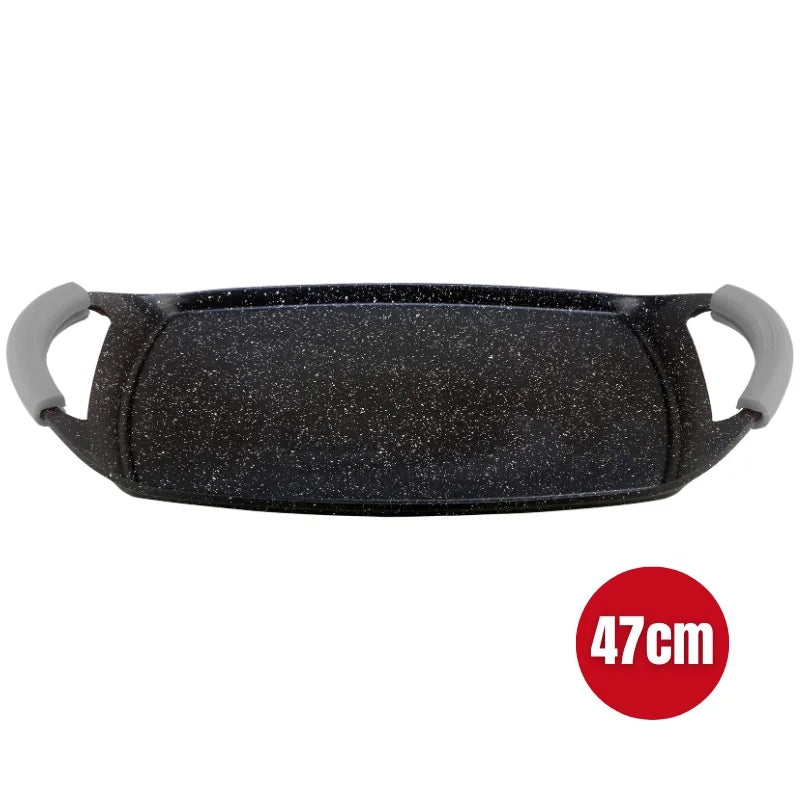 Herzog HR-5235: 47cm Marble Coated Grill Plate