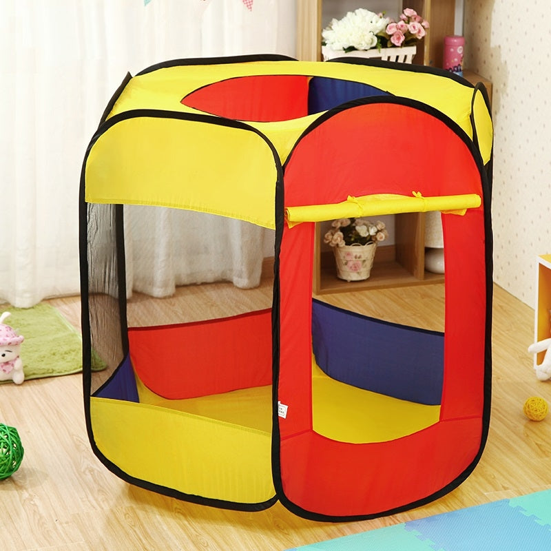 Hexagon Pop Up Ball Pit Tent + 100 Balls