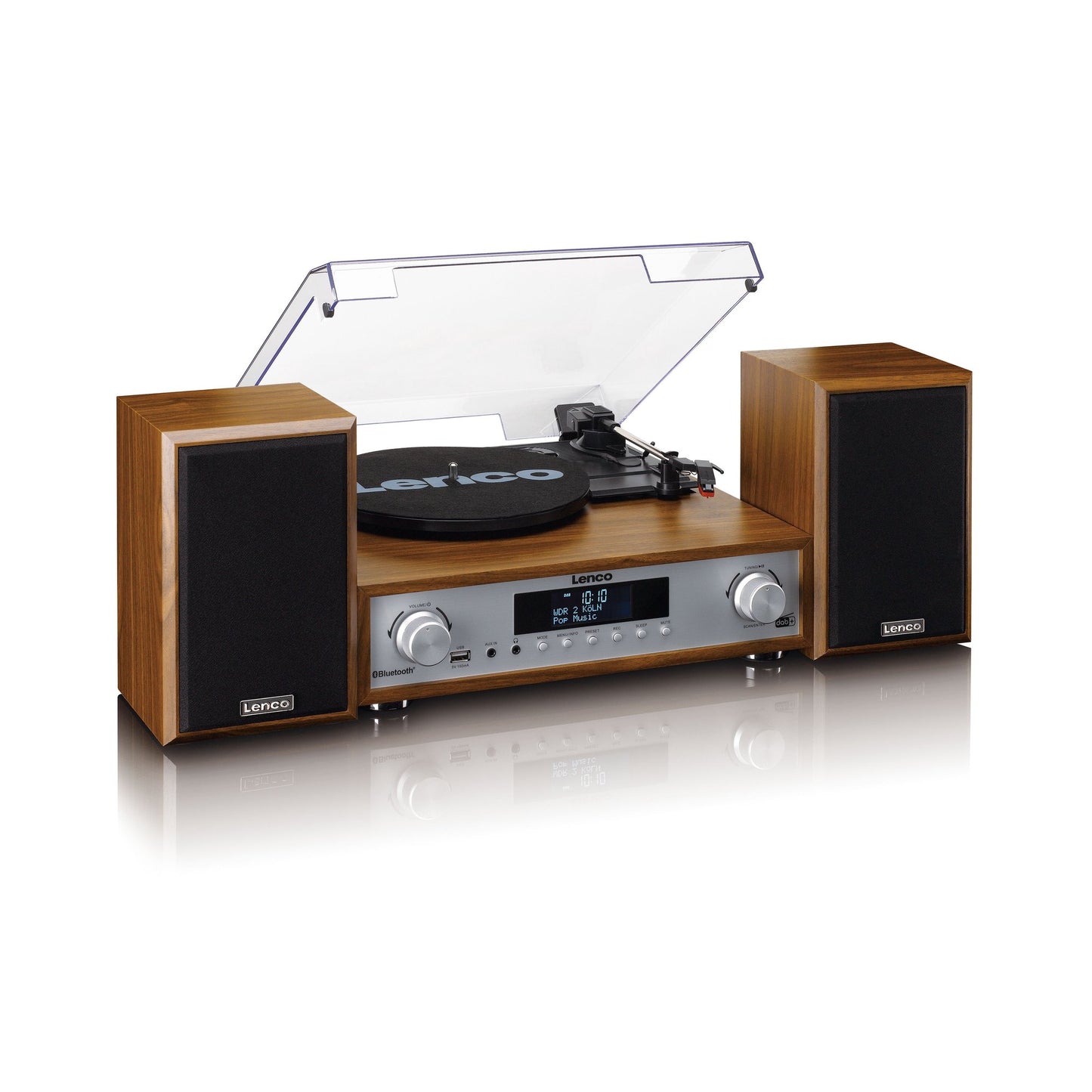 HiFi Stereo System with Record Player, Bluetooth, DAB+ Radio
