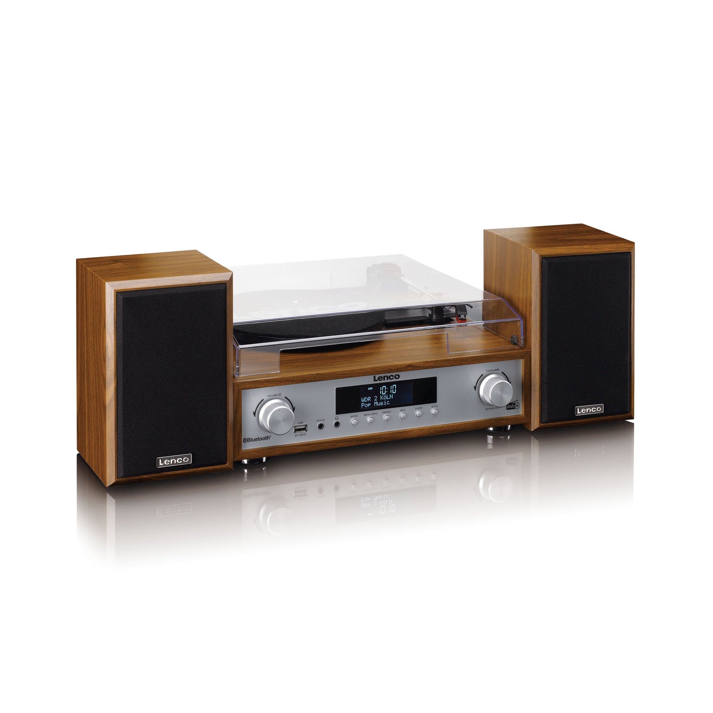 HiFi Stereo System with Record Player, Bluetooth, DAB+ Radio