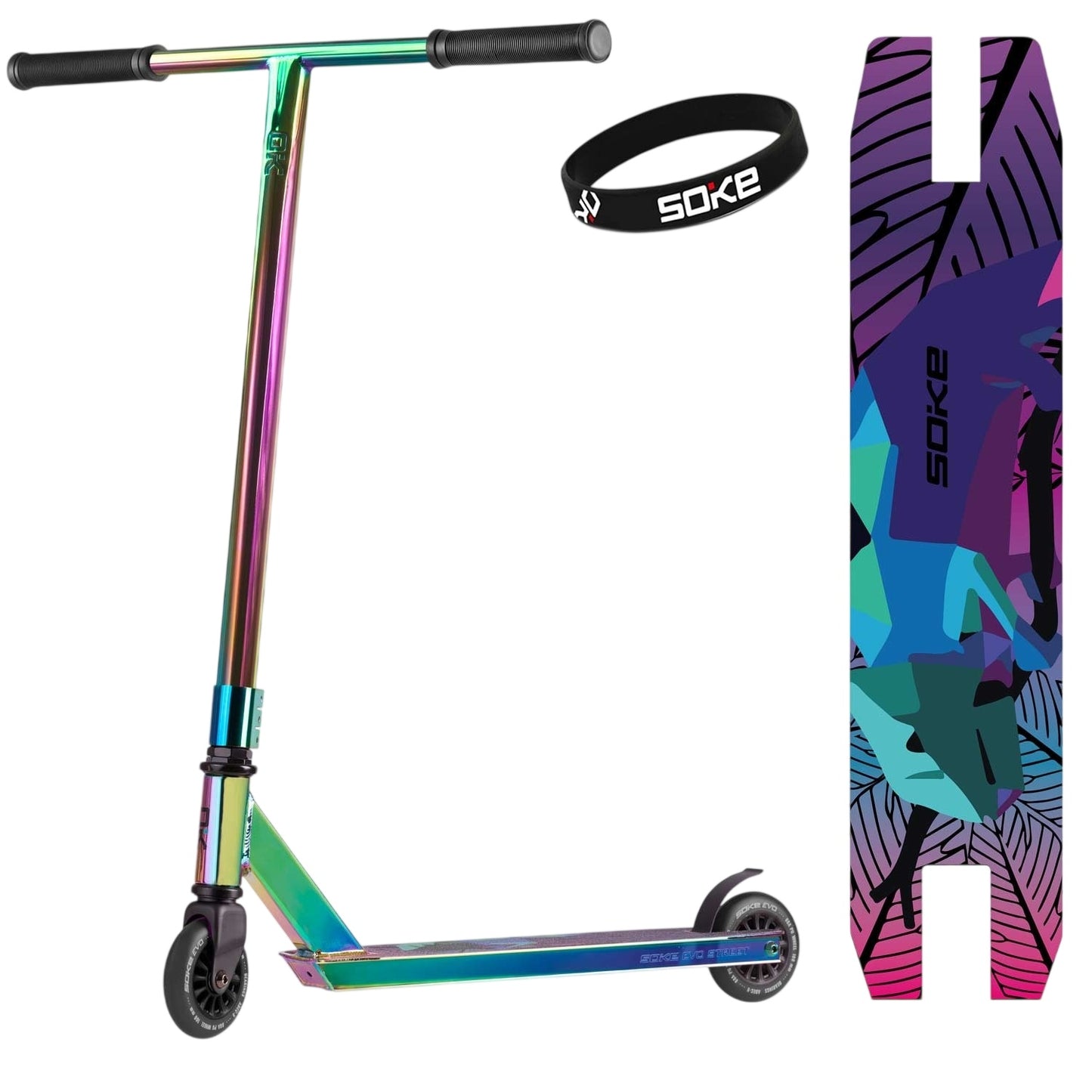 High Performance Trick Scooter SOKE EVO Street Neochrome
