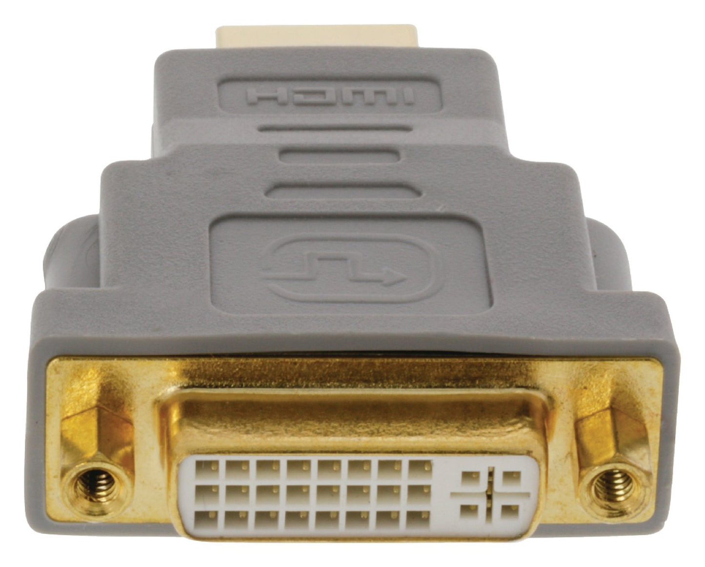 High Speed HDMI Adapter HDMI Connector - DVI-D 24+1p female Grey