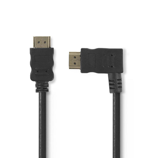 High Speed HDMI ™ cable with Ethernet | HDMI™ Connector | HDMI™ Connector | 4K@30Hz | 10.2 Gbps | 1.50 m | Round | PVC | Black | Blisters