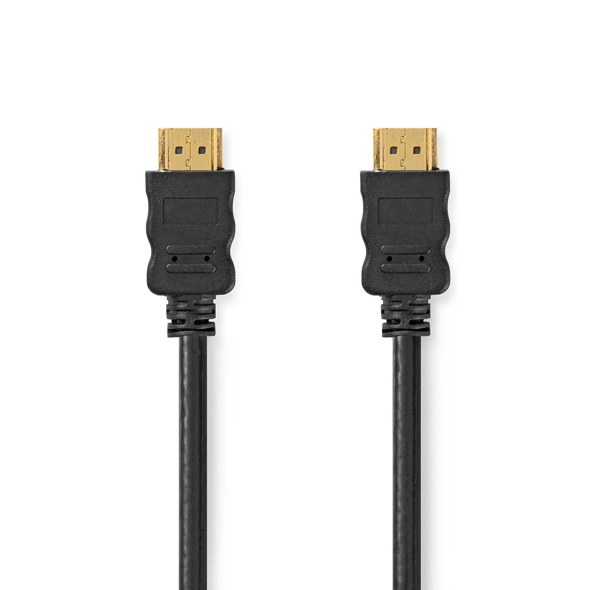 High Speed HDMI ™ cable with Ethernet | HDMI™ Connector | HDMI™ Connector | 4K@30Hz | ARC | 10.2 Gbps | 2.00 m | Round | PVC | Black | Envelope