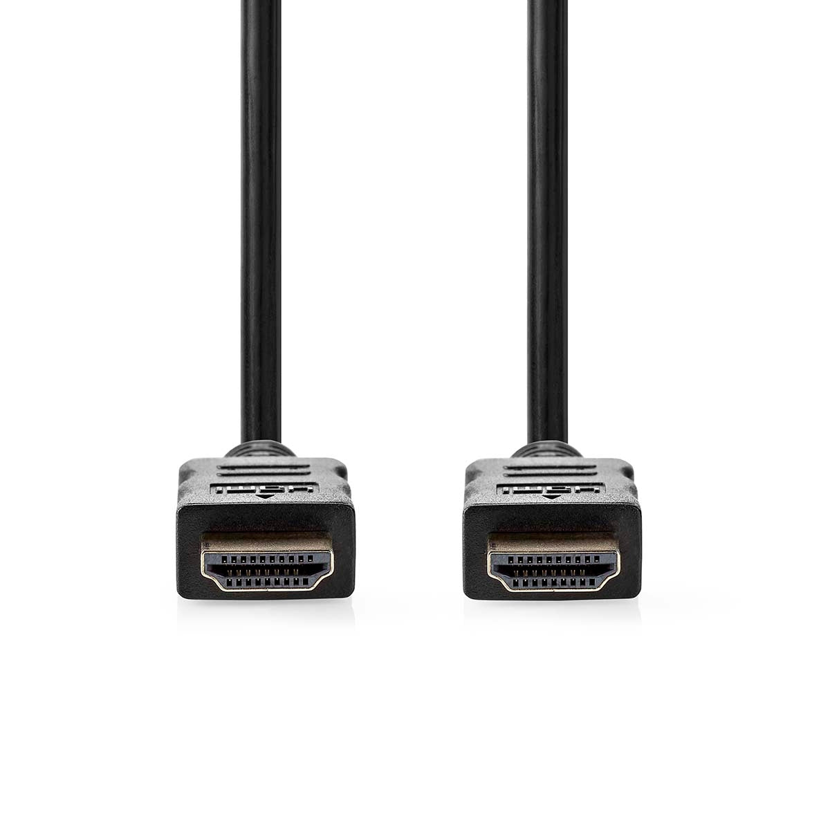 High Speed HDMI ™ cable with Ethernet | HDMI™ Connector | HDMI™ Connector | 4K@30Hz | ARC | 10.2 Gbps | 2.00 m | Round | PVC | Black | Label