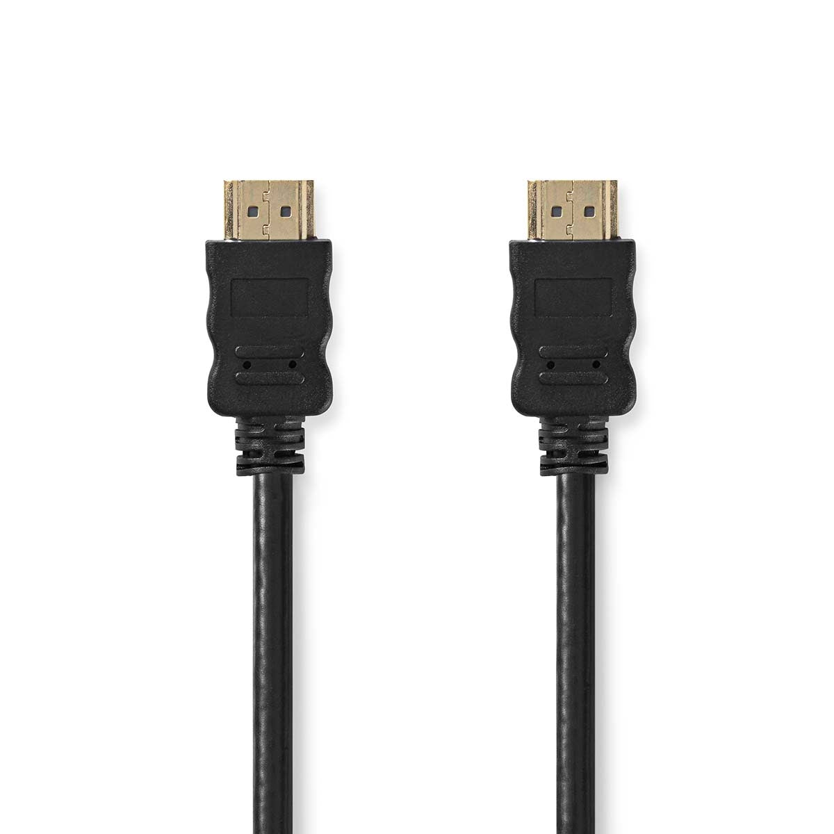 High Speed HDMI ™ cable with Ethernet | HDMI™ Connector | HDMI™ Connector | 4K@30Hz | ARC | 10.2 Gbps | 2.00 m | Round | PVC | Black | Label