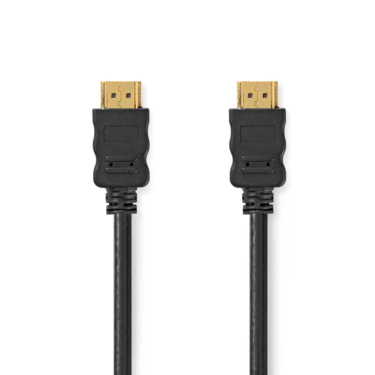 High Speed HDMI ™ cable with Ethernet | HDMI™ Connector | HDMI™ Connector | 4K@30Hz | ARC | 10.2 Gbps | 7.50 m | Round | PVC | Black | Label