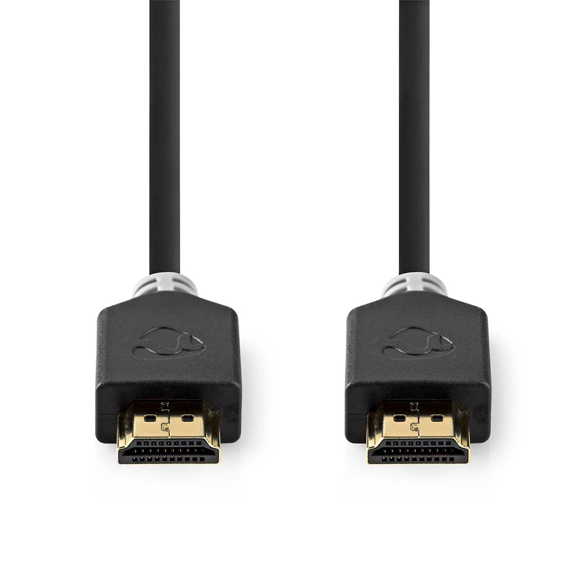 High Speed HDMI ™ cable with Ethernet | HDMI™ Connector | HDMI™ Connector | 4K@60Hz | ARC | 18 Gbps | 1.00 m | Round | PVC | Anthracite | Box