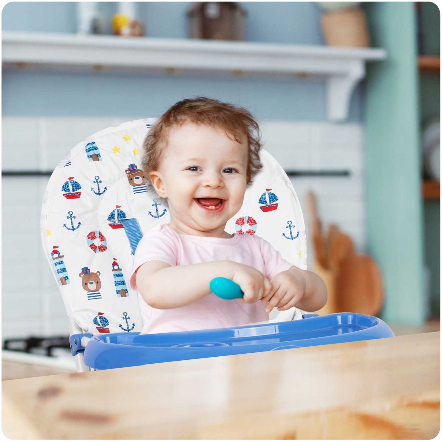 Ricokids FANDO sea highchair with table