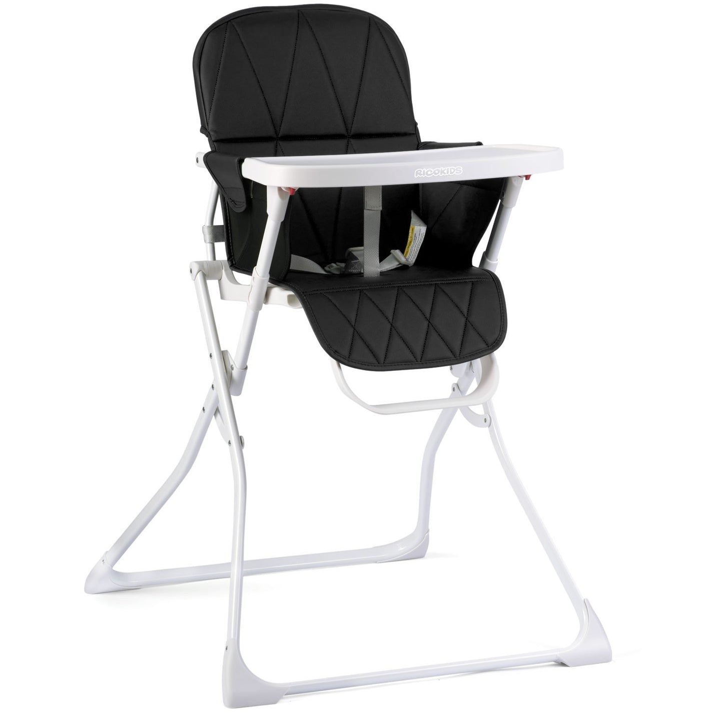 High Chair for Feeding, Black, Foldable, Easy Clean