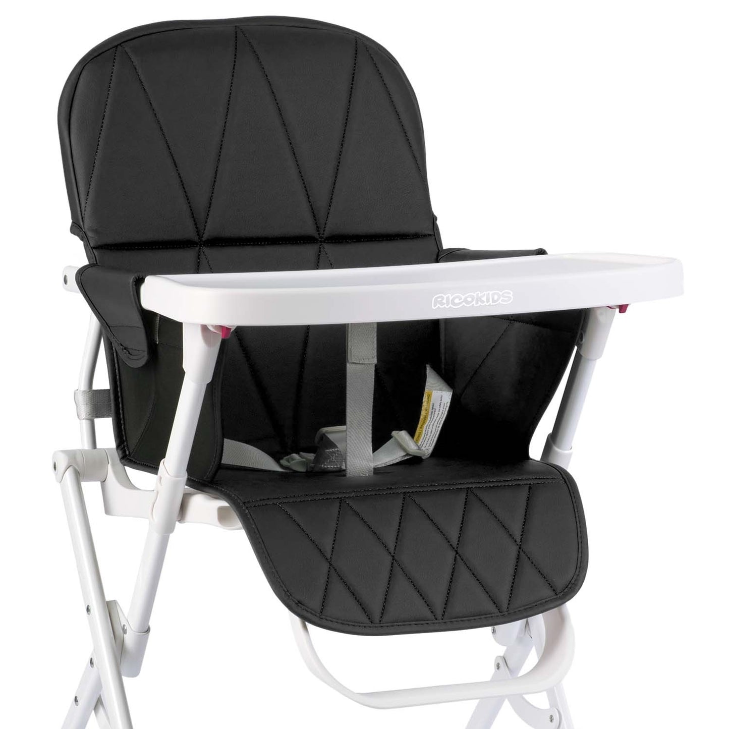 High Chair for Feeding, Black, Foldable, Easy Clean