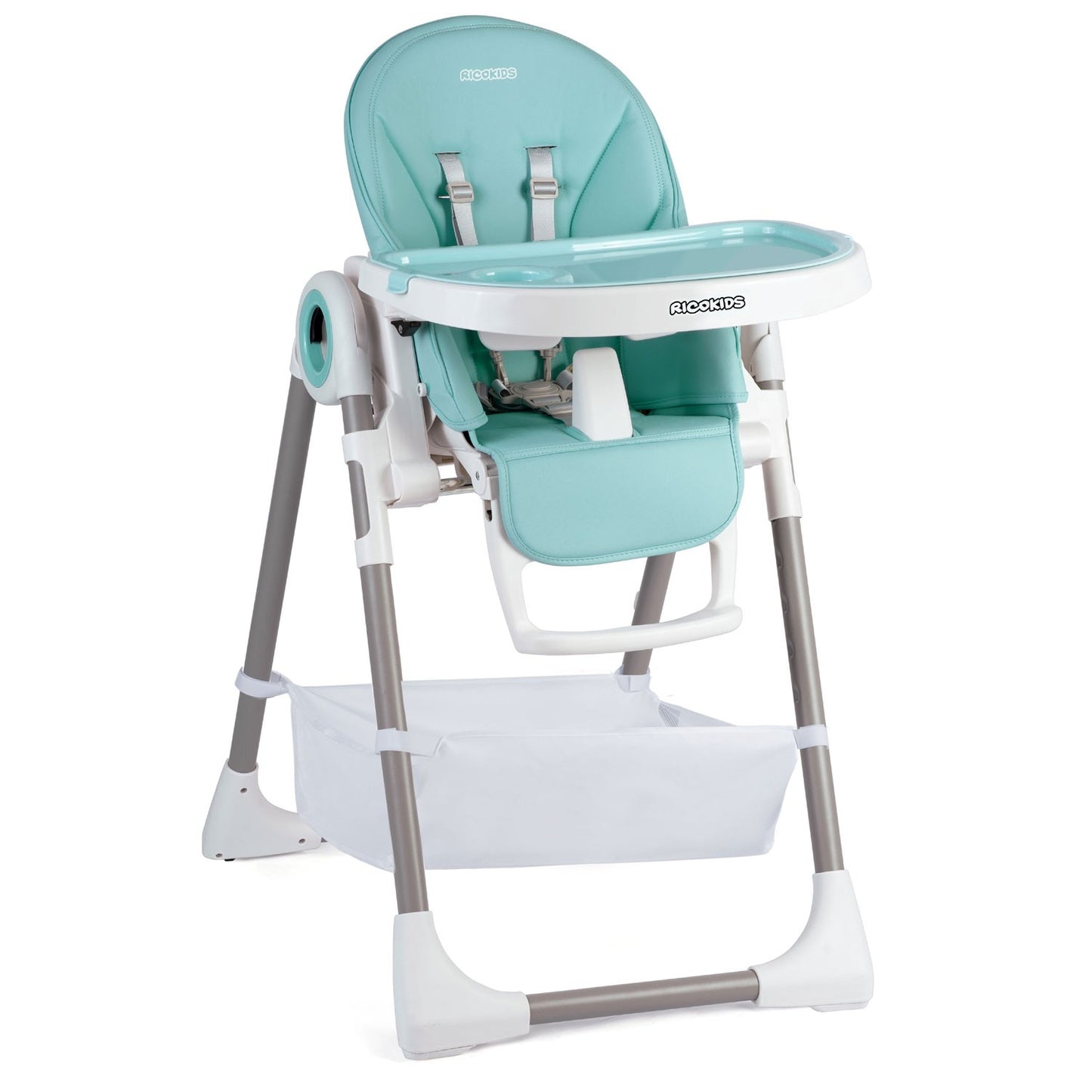 Highchair with table, Belo blue lounger + bar