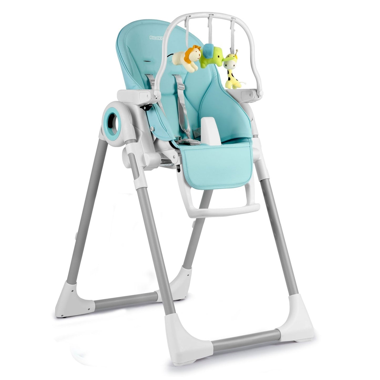 Highchair with table, Belo blue lounger + bar