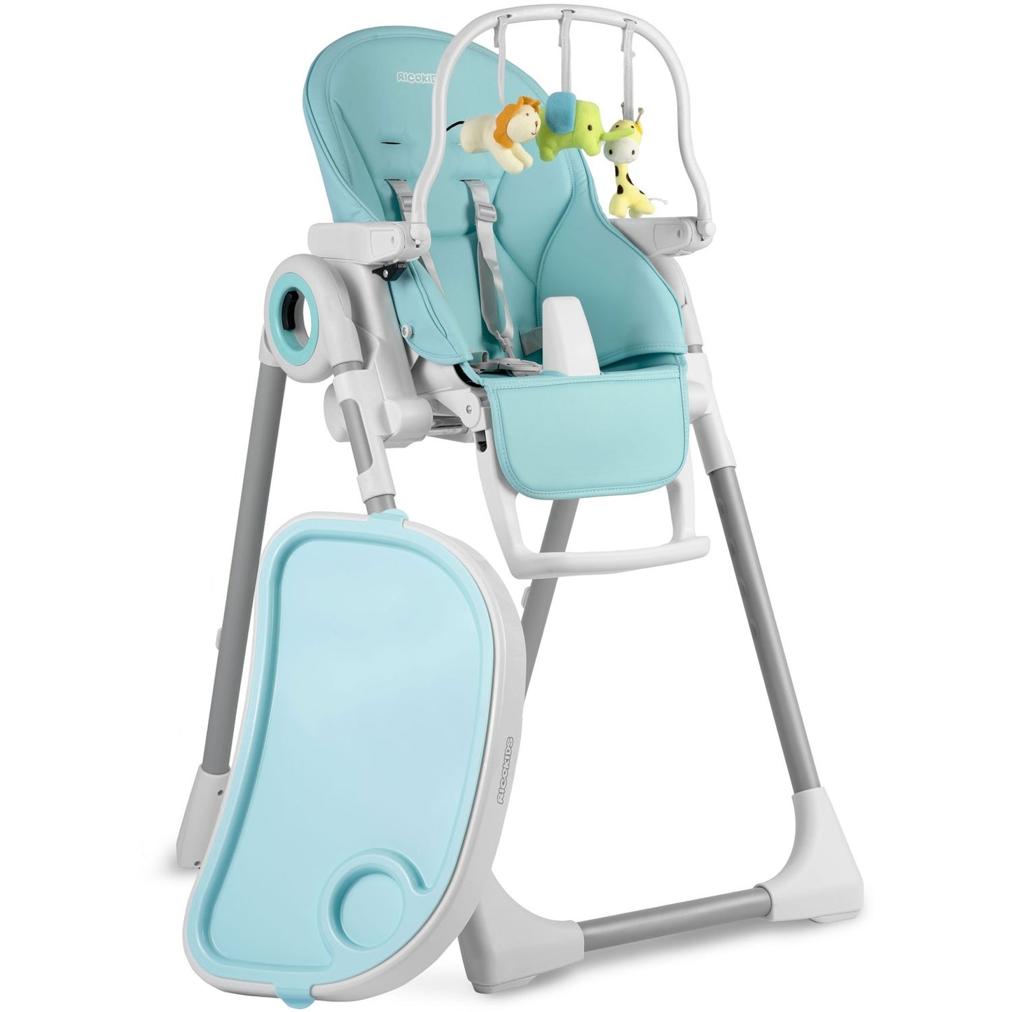 Highchair with table, Belo blue lounger + bar