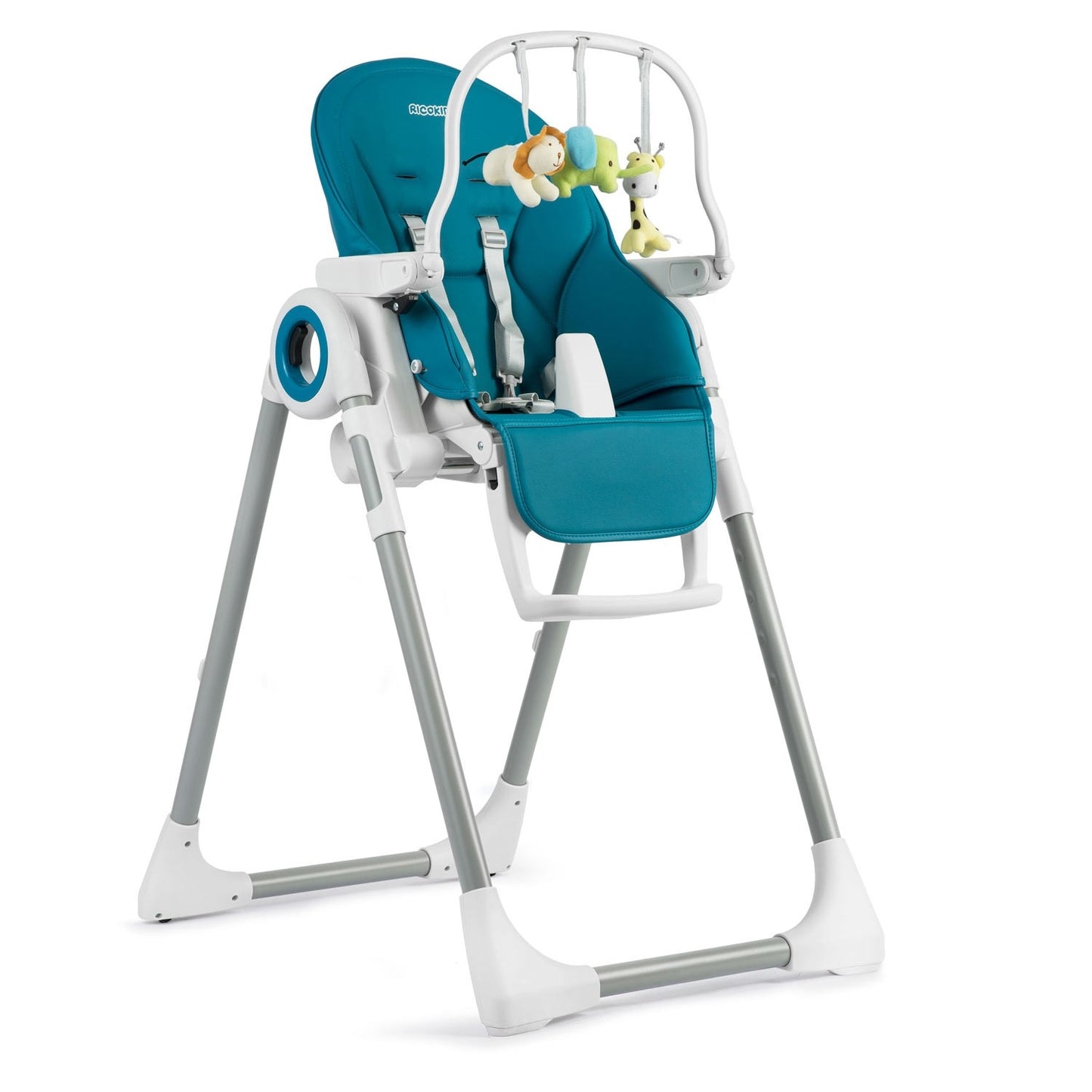 Highchair with table, Belo lounger, dark blue + bar
