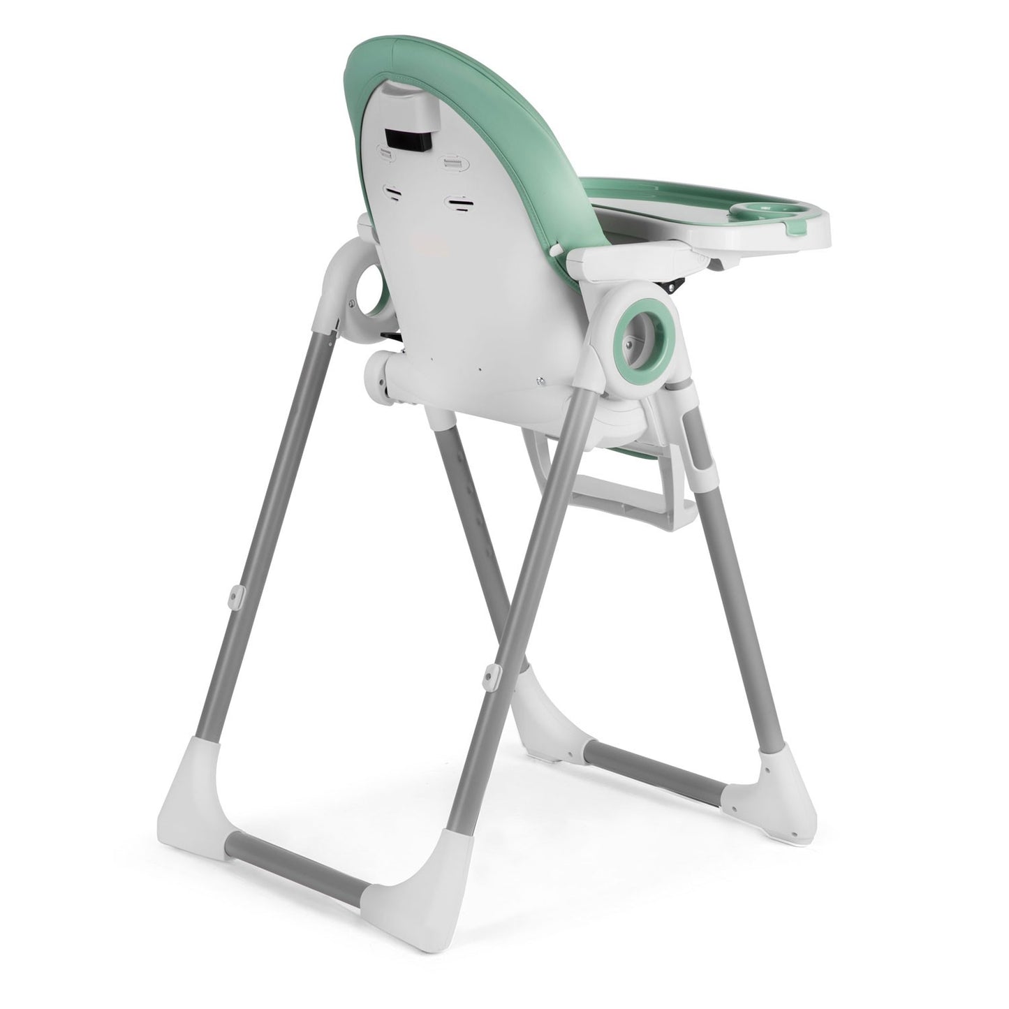 High chair with table, lounge chair Belo green + toy arch