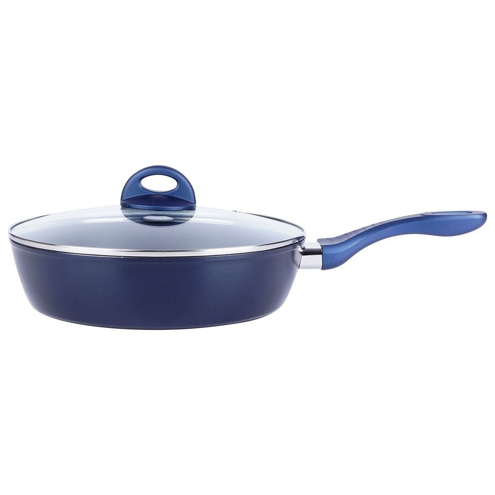 High frying pan 28 cm, ceramic with diamond crystals