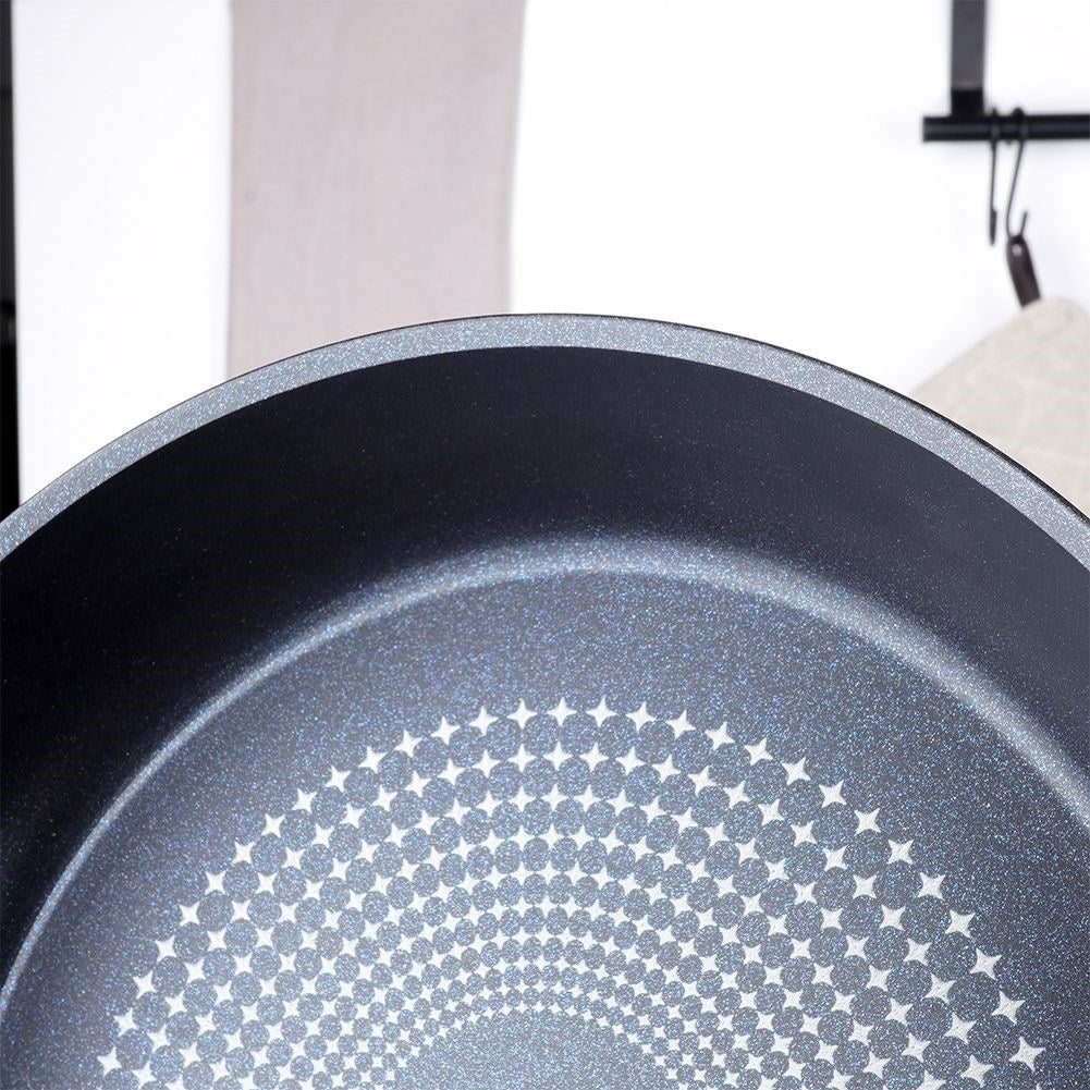 High frying pan 28 cm, ceramic with diamond crystals