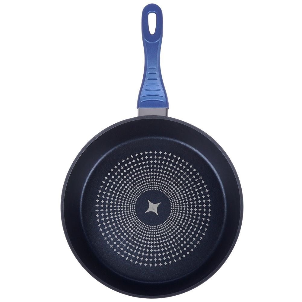 High frying pan 28 cm, ceramic with diamond crystals