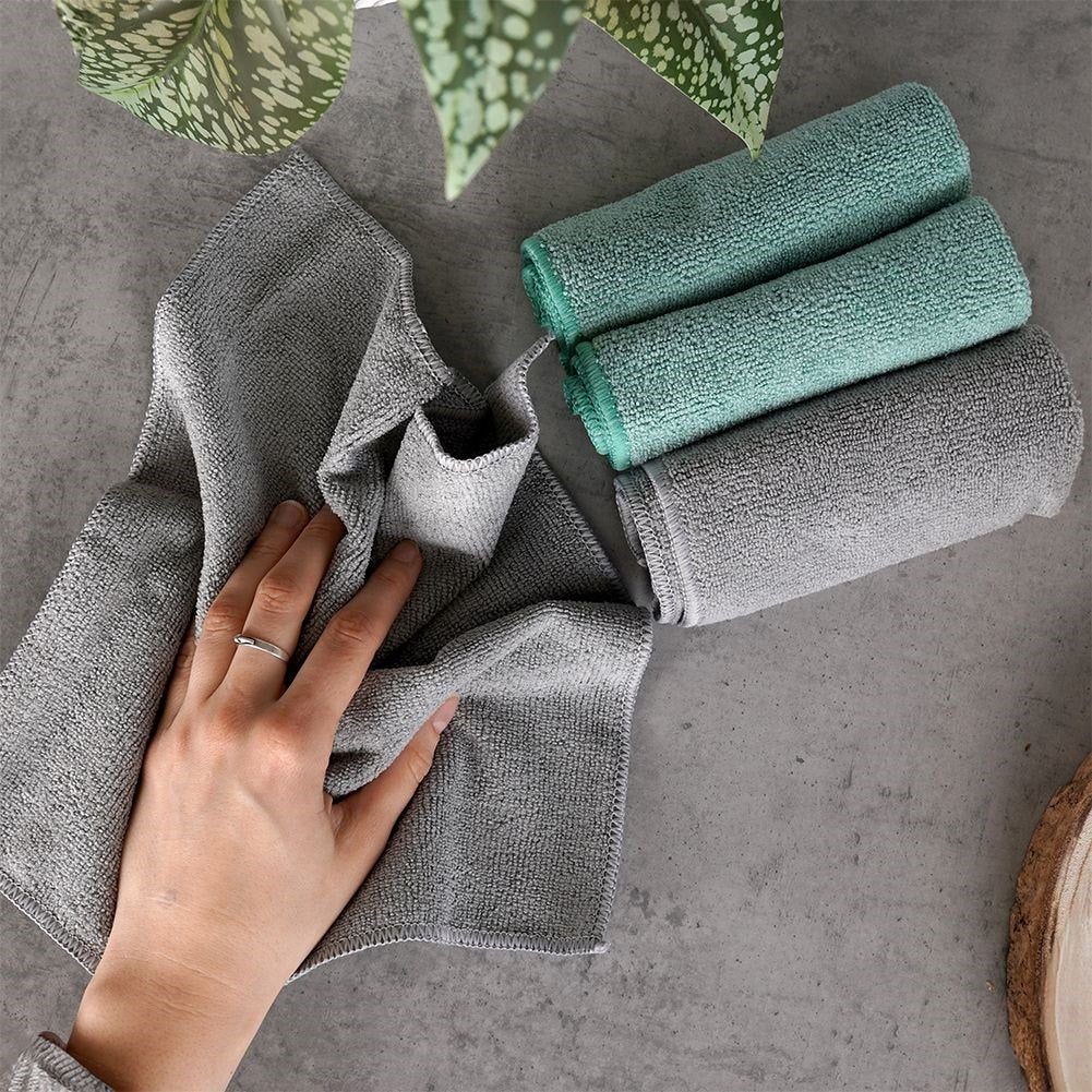 Highly absorbent microfiber kitchen towels, 4-pack