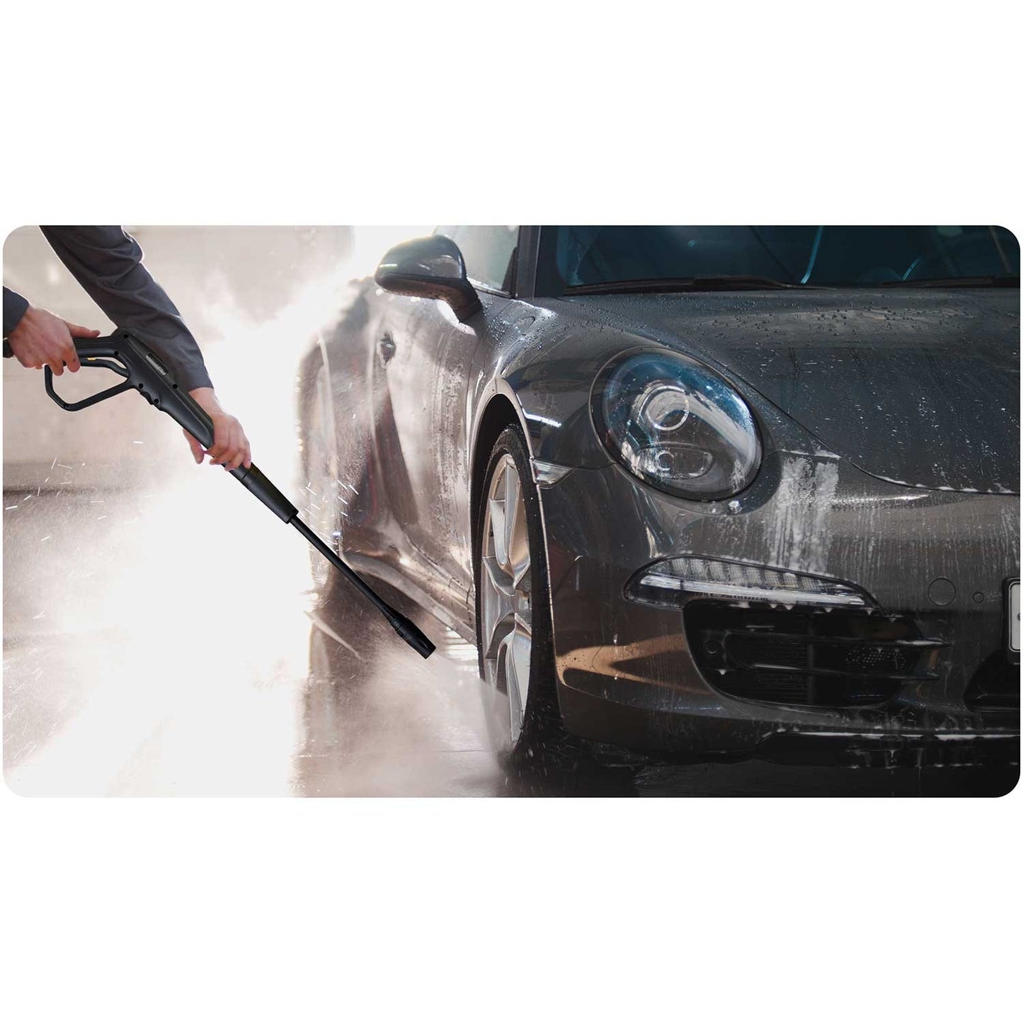 High pressure washer with hose reel 2200W Humberg HM-301