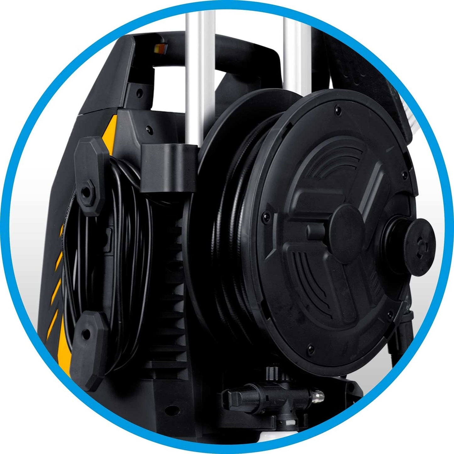 High pressure washer with hose reel 2500W Humberg HM-302