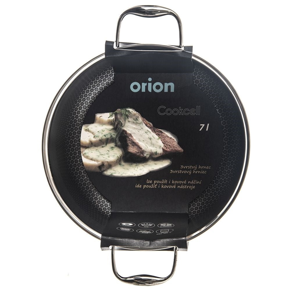 High-quality 7L Pot in Stainless Steel with Non-Stick