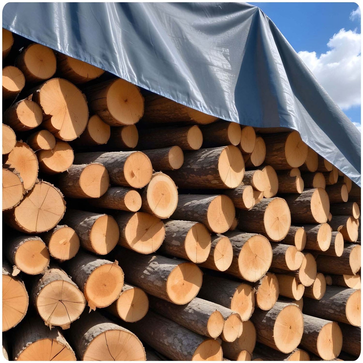 High quality Tarpaulin 400 x 200 cm 260 g/m² Plonos PL-501