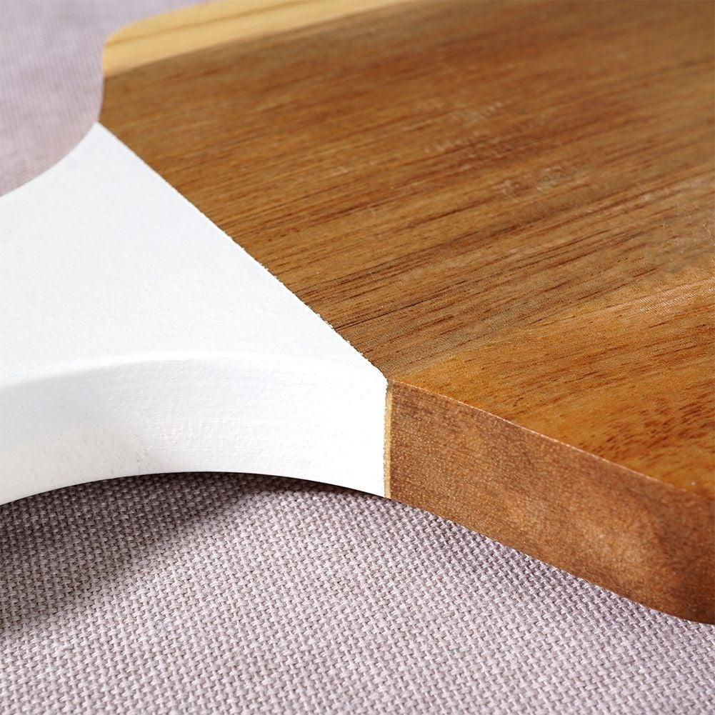 High-quality acacia wood cutting and serving board 48.5 cm