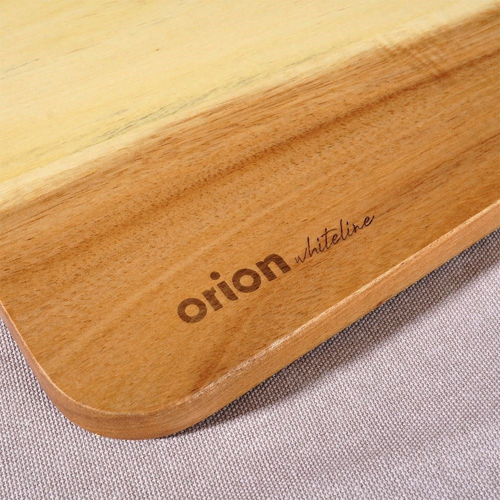 High-quality acacia wood cutting and serving board 48.5 cm