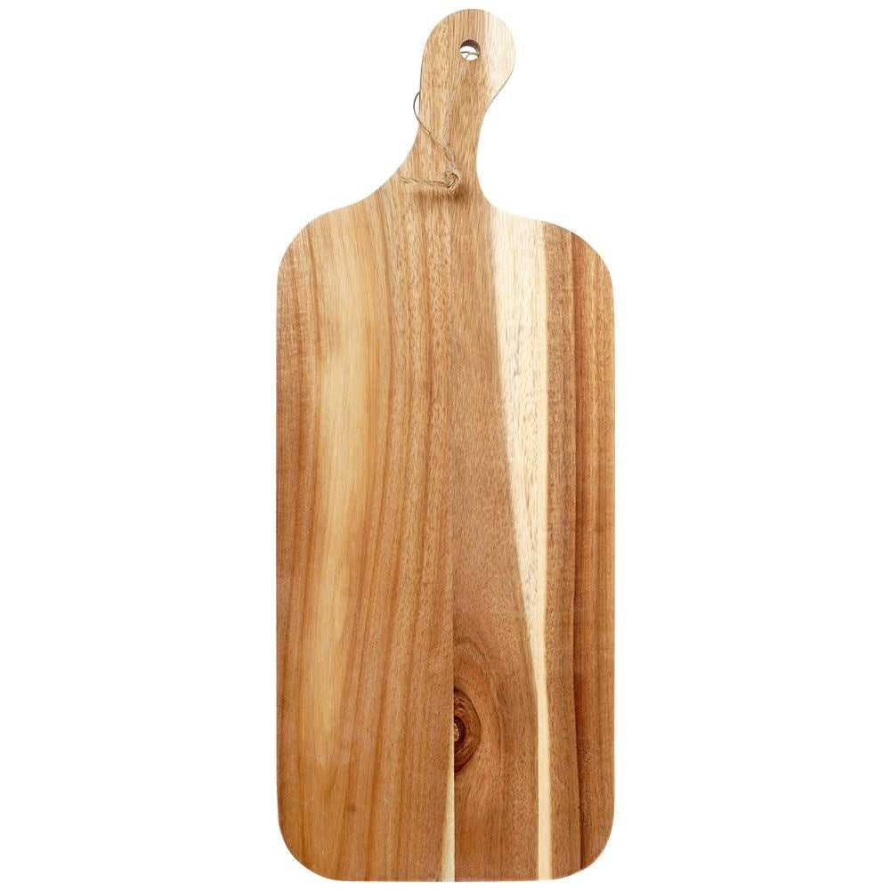 High-quality cutting board in acacia wood with handle