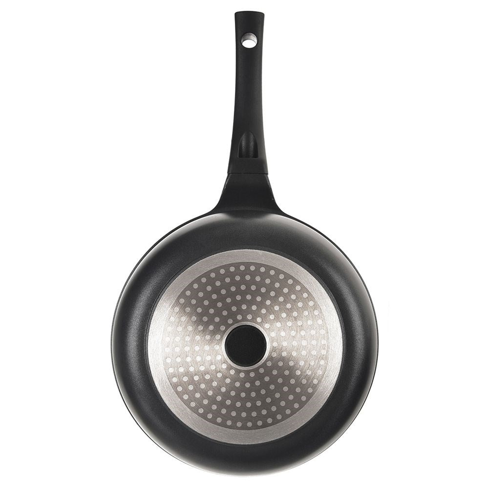 High-quality deep frying pan with Pfluon Granite coating