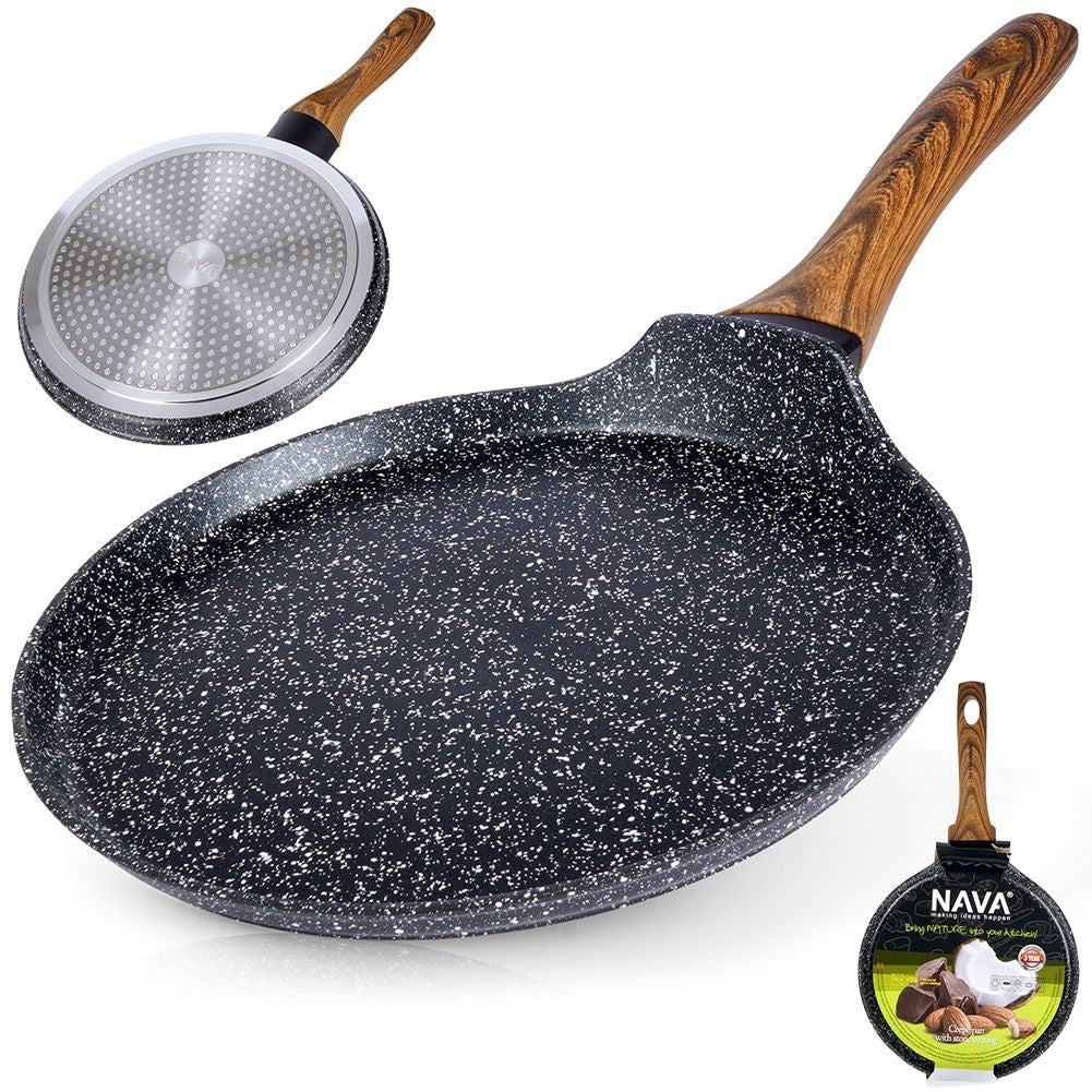 High-quality frying pan with five-layer granite coating