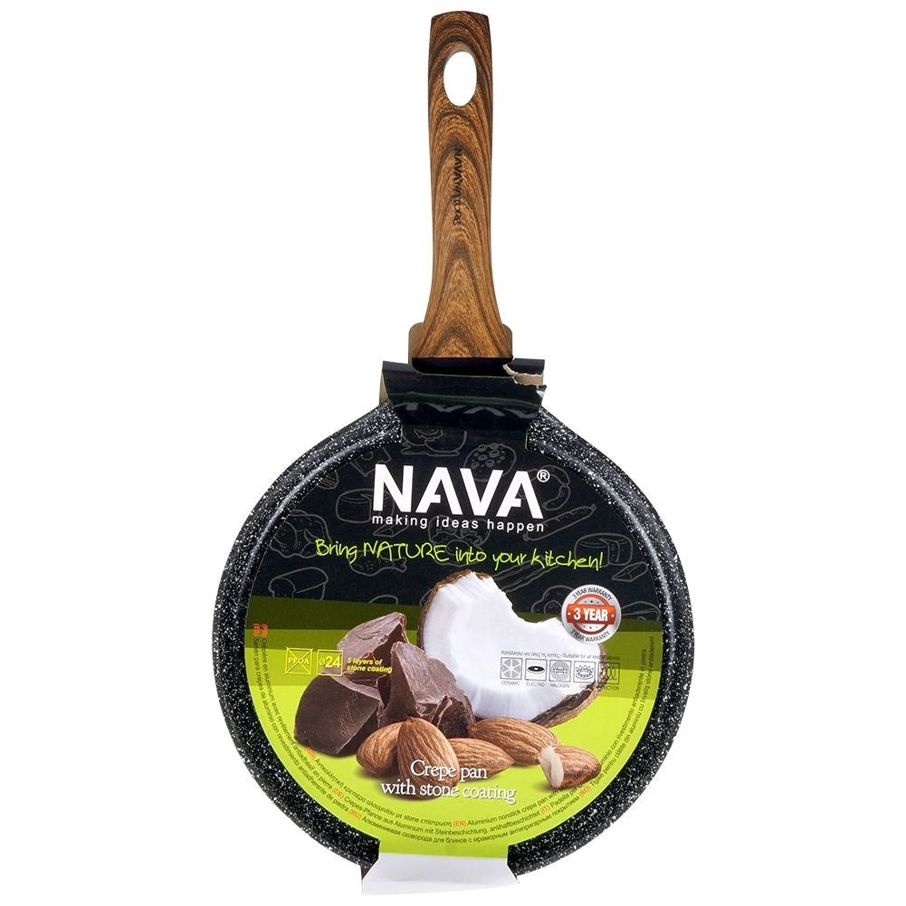 High-quality frying pan with five-layer granite coating