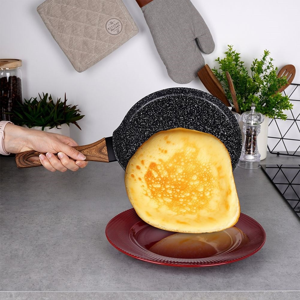 High-quality frying pan with five-layer granite coating