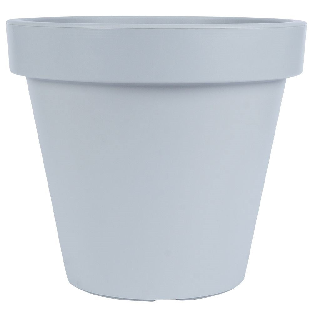 High quality light gray flower pot, weatherproof for garden