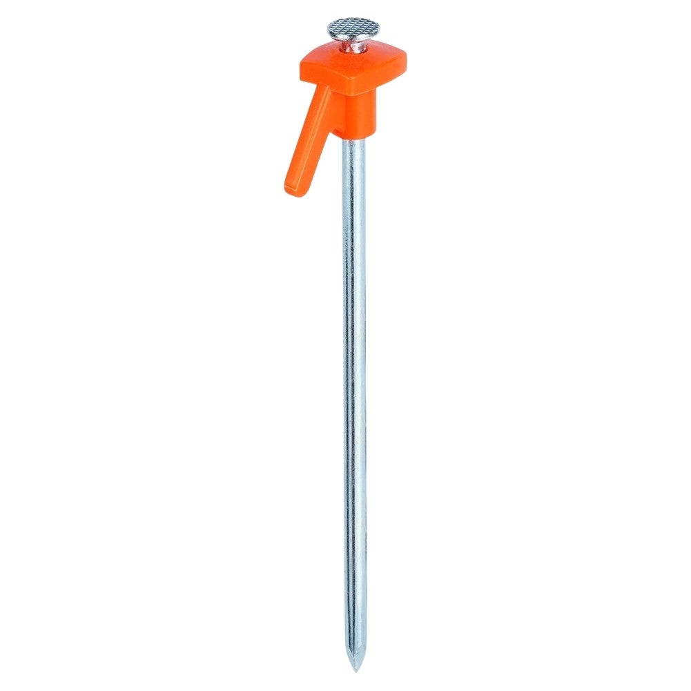 High-quality metal tent pegs with comfortable handles