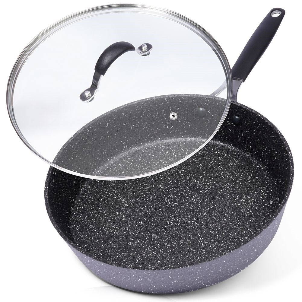 High-quality non-stick frying pan for all stoves, oven safe.