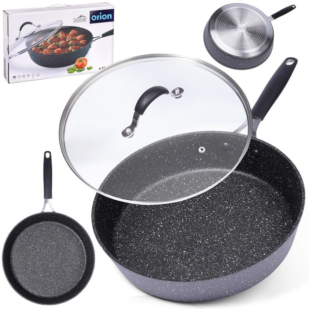 High-quality non-stick frying pan for all stoves, oven safe.
