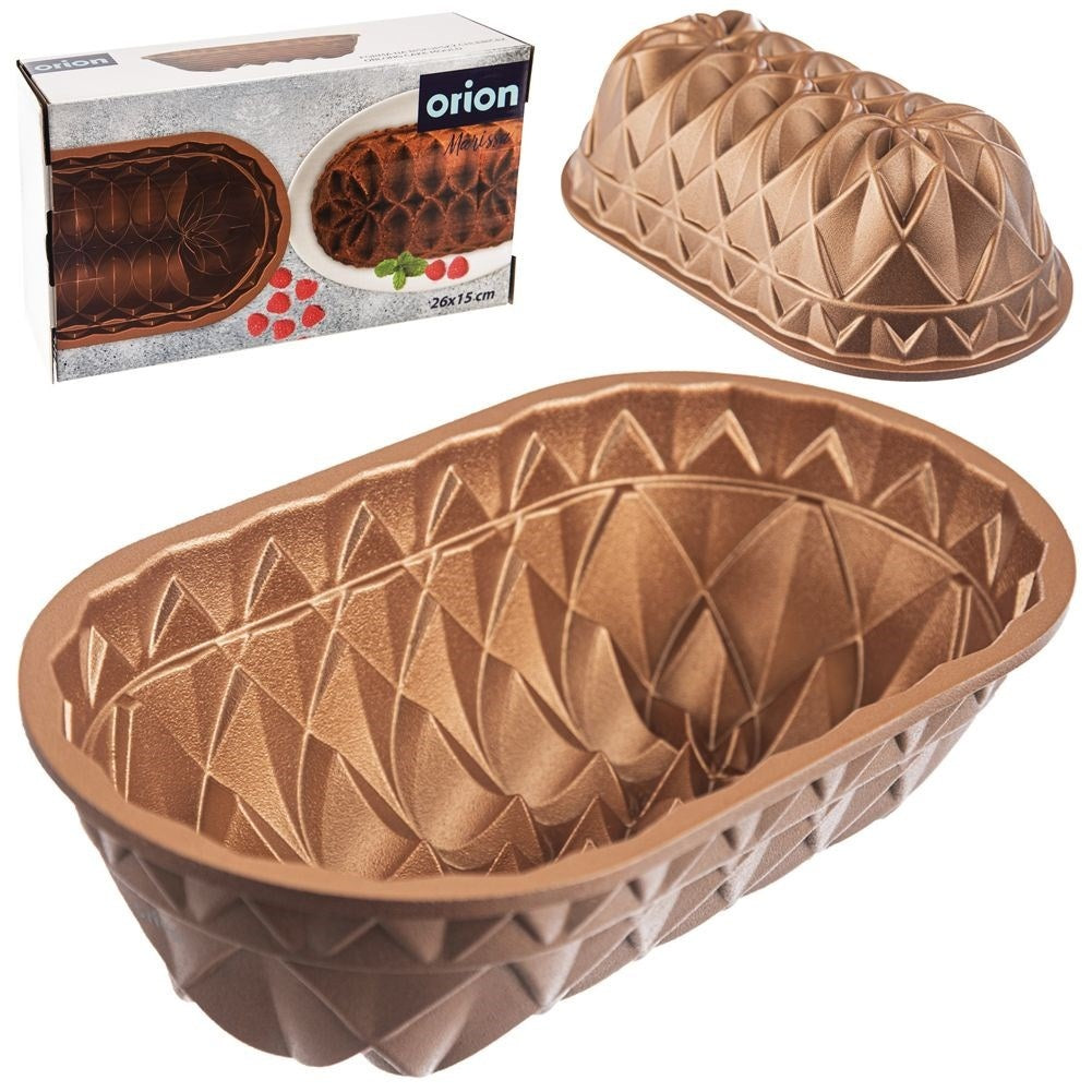 High-quality oval baking tin for cakes and bread