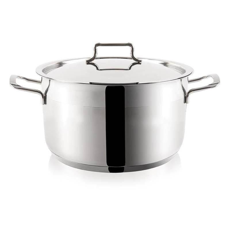High-quality pan in stainless steel
