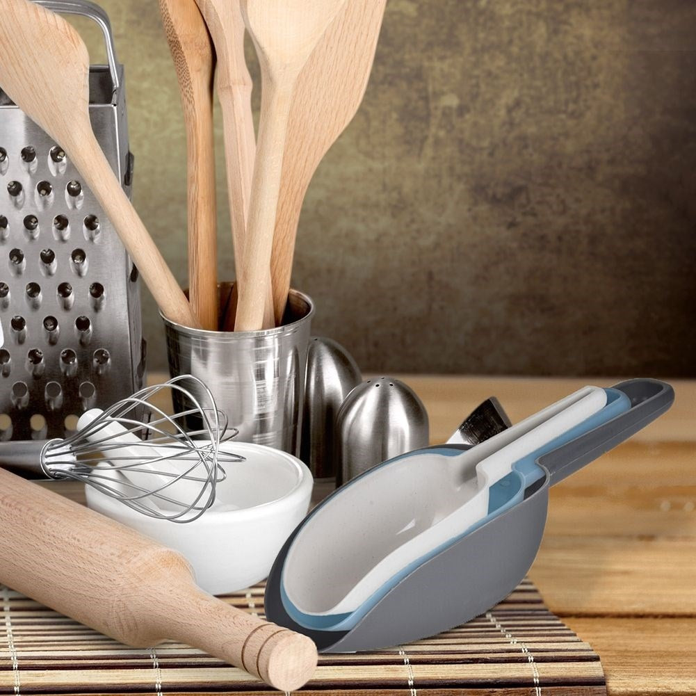 High-quality plastic kitchen utensils for serving