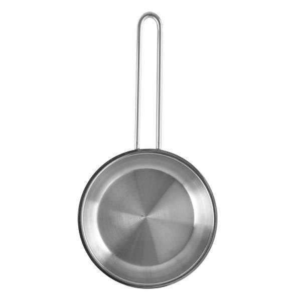 High-quality stainless pot with akuthermic bottom