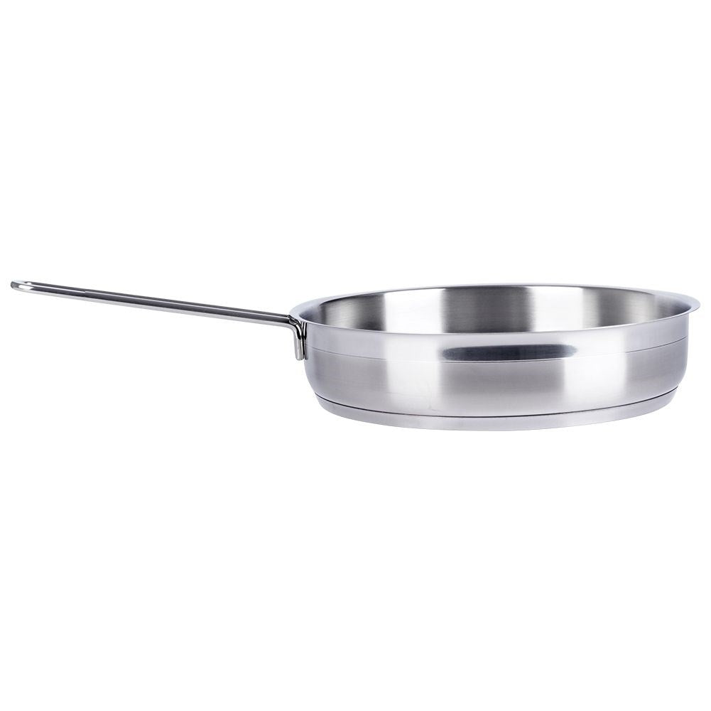 High-quality stainless steel frying pan for all stoves