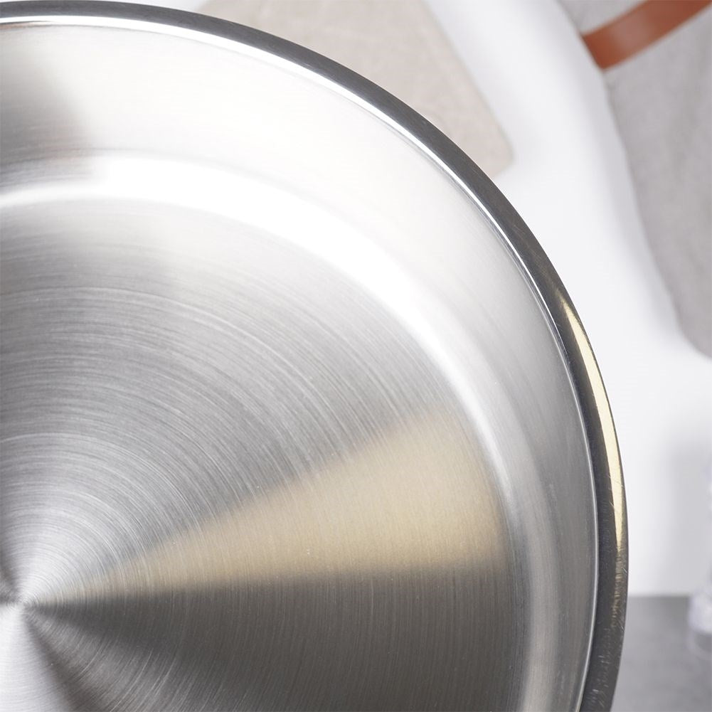 High-quality stainless steel frying pan for all stoves